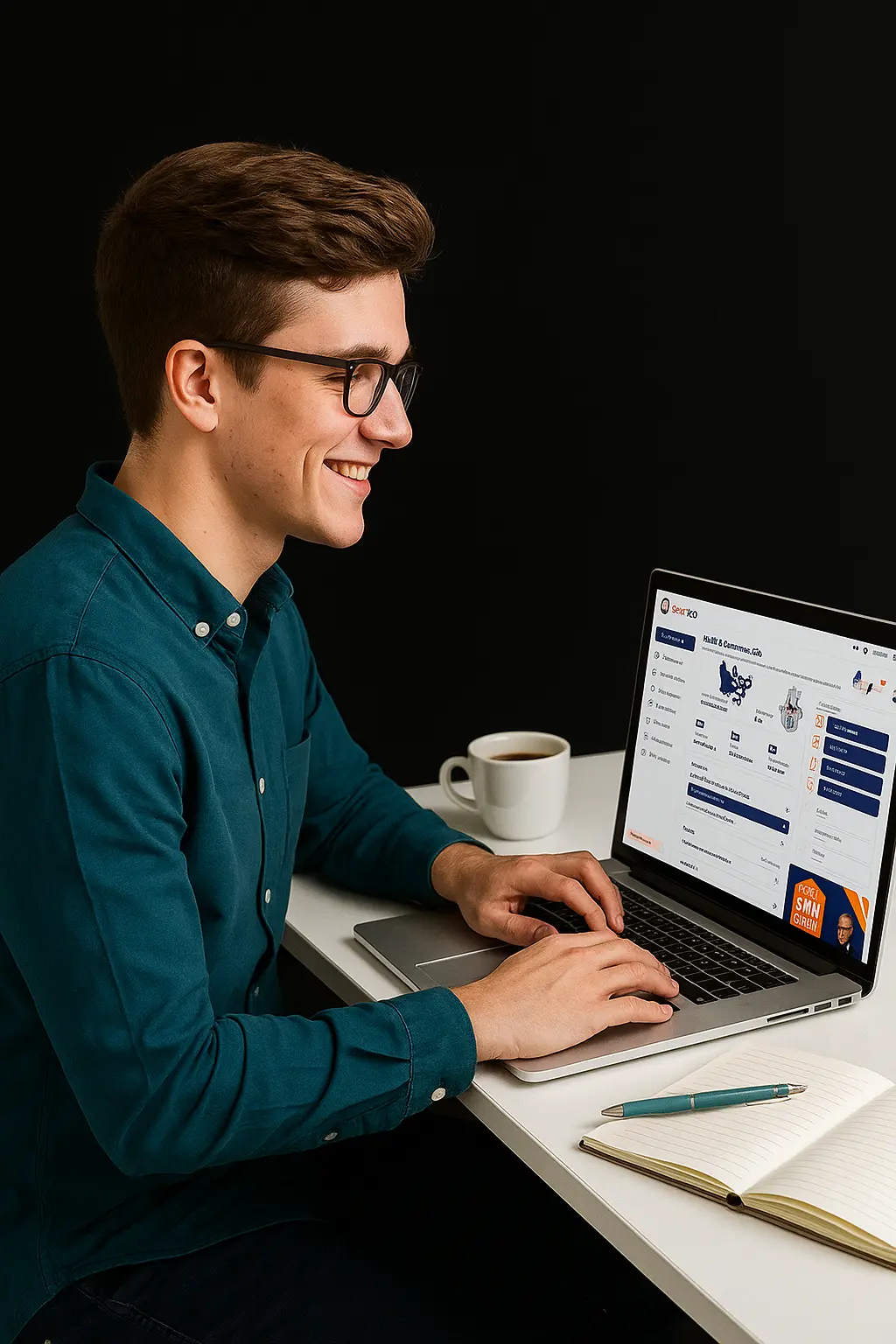 Business success illustration